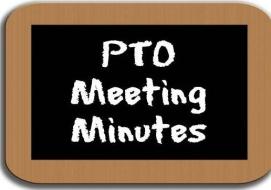 PTO Meeting Minutes